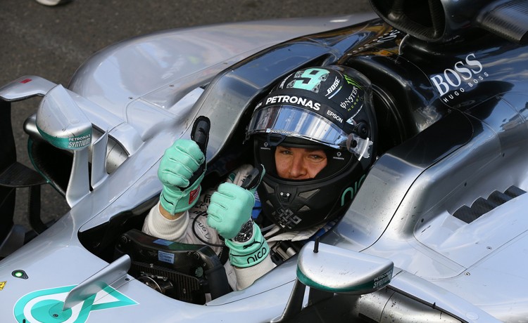 Rosberg Pole Cina