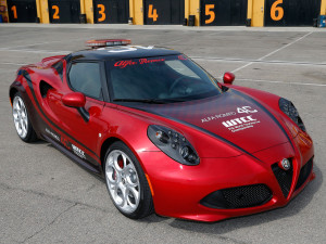 La nuova Safety Car: Alfa Romeo 4C