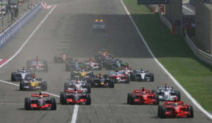 partenza gp bahrain 2007