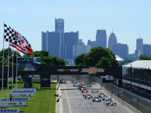 partenza indycar detroit 2014