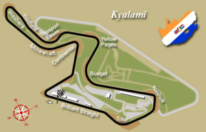 Kyalami  map