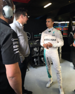 Wehrlein Mercedes test